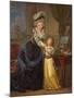 A Young Lady and a Little Girl, C.1785-Marguerite Gerard-Mounted Giclee Print