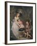 A Young Lady Encouraging the Low Comedian, c1786-1826, (1919)-William Ward-Framed Giclee Print