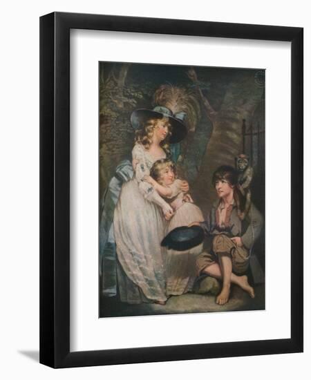 A Young Lady Encouraging the Low Comedian, c1786-1826, (1919)-William Ward-Framed Giclee Print