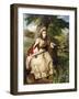 A Young Lady Fishing, 1873-William Maw Egley-Framed Giclee Print