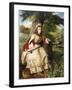 A Young Lady Fishing, 1873-William Maw Egley-Framed Giclee Print