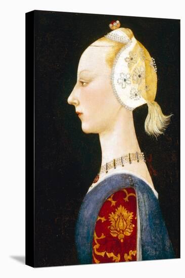 A Young Lady of Fashion, 1462-1465-Paolo Uccello-Stretched Canvas