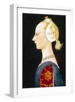A Young Lady of Fashion, 1462-1465-Paolo Uccello-Framed Giclee Print