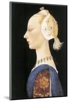 A Young Lady of Fashion-Paolo Uccello-Mounted Premium Giclee Print