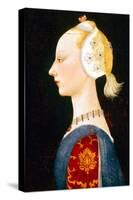 A Young Lady of Fashion-Paolo Uccello-Stretched Canvas