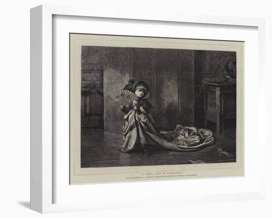 A Young Lady of Properties-Charles Joseph Staniland-Framed Giclee Print