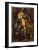 A Young Lady's Adventure, 1922-Paul Klee-Framed Giclee Print