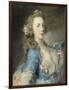 A Young Lady with a Parrot, C.1730-Rosalba Giovanna Carriera-Framed Giclee Print