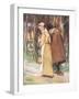 A Young Maiden Glancing at the Scarlet Letter-Hugh Thomson-Framed Giclee Print
