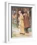 A Young Maiden Glancing at the Scarlet Letter-Hugh Thomson-Framed Giclee Print