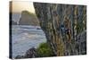 A Young Male Climber Ascends the Coastal Route: Kuda Laut a 5.11A in Siung Beach-Dan Holz-Stretched Canvas