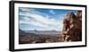 A Young Male Climber on the Third Pitch of the Classic Tower Climb, Fisher Towers, Moab, Utah-Dan Holz-Framed Photographic Print