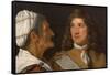 A Young Man and the Procuress (Oil on Copper)-Michael Sweerts-Framed Stretched Canvas