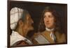 A Young Man and the Procuress (Oil on Copper)-Michael Sweerts-Framed Giclee Print