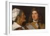 A Young Man and the Procuress (Oil on Copper)-Michael Sweerts-Framed Giclee Print