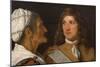 A Young Man and the Procuress (Oil on Copper)-Michael Sweerts-Mounted Giclee Print