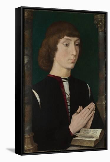 A Young Man at Prayer, 1470S-Hans Memling-Framed Stretched Canvas