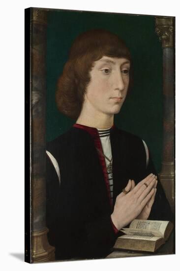 A Young Man at Prayer, 1470S-Hans Memling-Stretched Canvas