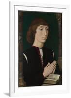 A Young Man at Prayer, 1470S-Hans Memling-Framed Giclee Print