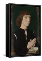 A Young Man at Prayer, 1470S-Hans Memling-Framed Stretched Canvas