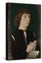 A Young Man at Prayer, 1470S-Hans Memling-Stretched Canvas