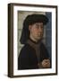 A Young Man Holding a Ring, C. 1450-Jan van Eyck-Framed Giclee Print