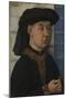 A Young Man Holding a Ring, C. 1450-Jan van Eyck-Mounted Giclee Print