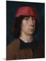 A Young Man in a Red Cap, C.1512 (Oil on Oak Panel)-Michiel Sittow-Mounted Giclee Print