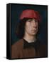 A Young Man in a Red Cap, C.1512 (Oil on Oak Panel)-Michiel Sittow-Framed Stretched Canvas