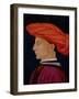 A Young Man in a Scarlet Turban, c.1425-27-Tomasso Masaccio-Framed Giclee Print