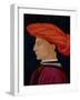 A Young Man in a Scarlet Turban, c.1425-27-Tomasso Masaccio-Framed Giclee Print