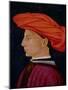 A Young Man in a Scarlet Turban, c.1425-27-Tomasso Masaccio-Mounted Giclee Print
