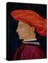A Young Man in a Scarlet Turban, c.1425-27-Tomasso Masaccio-Stretched Canvas