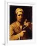 A Young Man in a Turban Holding a Roemer: the Fingernail Test-Michael Sweerts-Framed Giclee Print