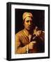 A Young Man in a Turban Holding a Roemer: the Fingernail Test-Michael Sweerts-Framed Giclee Print