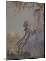 A Young Man Kneeling before a Lady-Konstantin Andreyevich Somov-Mounted Giclee Print