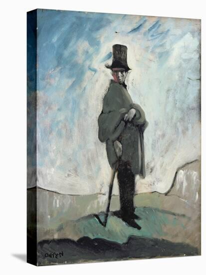 A Young Man Looking Out on the World-Sir William Orpen-Stretched Canvas