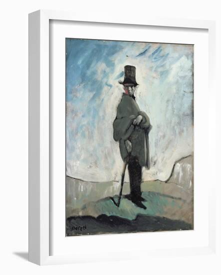 A Young Man Looking Out on the World-Sir William Orpen-Framed Giclee Print