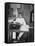 A Young Man Sitting at a Typewriter, Indonesia, 20th Century-null-Framed Stretched Canvas