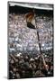 A Young Man Waving the Rasta Flag-null-Mounted Photographic Print