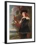 'A Young Man with a Falcon', c1630-Jan Boeckhorst-Framed Giclee Print