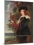 'A Young Man with a Falcon', c1630-Jan Boeckhorst-Mounted Giclee Print