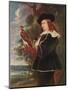'A Young Man with a Falcon', c1630-Jan Boeckhorst-Mounted Giclee Print
