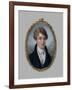 A Young Man with the Initials J.L.F., C.1830-Auguste Hervieu-Framed Giclee Print