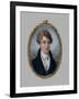 A Young Man with the Initials J.L.F., C.1830-Auguste Hervieu-Framed Giclee Print