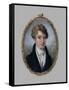 A Young Man with the Initials J.L.F., C.1830-Auguste Hervieu-Framed Stretched Canvas