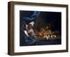 A Young Moor with a Still Life of Fruit-Tobias Stranover-Framed Art Print