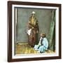 A Young Moorish Woman and Her Servant in Tangier (Morocco), Circa 1885-Leon, Levy et Fils-Framed Photographic Print
