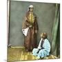 A Young Moorish Woman and Her Servant in Tangier (Morocco), Circa 1885-Leon, Levy et Fils-Mounted Photographic Print