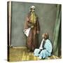 A Young Moorish Woman and Her Servant in Tangier (Morocco), Circa 1885-Leon, Levy et Fils-Stretched Canvas